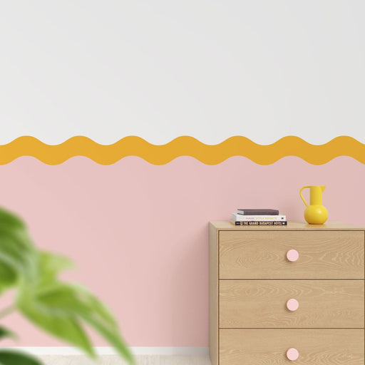 Bespoke Wiggle Wave Wallpaper - Peel & Stick Wallpapers by Made of Sundays