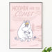 Moomin and the Comet, Moomin Comics Poster - Posters by Made of Sundays