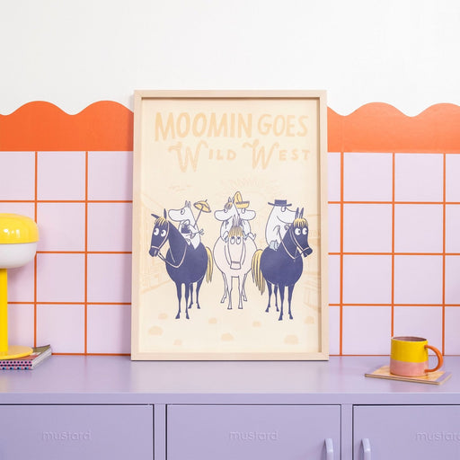 Moomin goes Wild West, Moomin Comics Poster - Posters by Made of Sundays