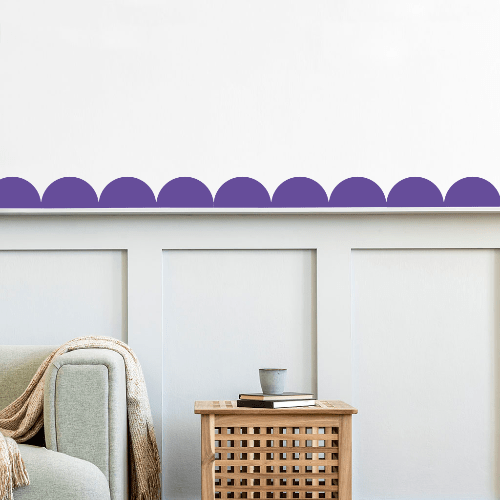 Scalloped Bespoke Wallpaper Border - PPLR_HIDDEN_PRODUCTs by Made of Sundays