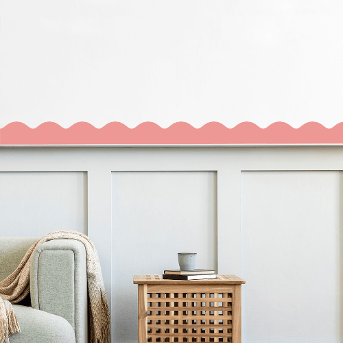 Scalloped Bespoke Wallpaper Border - PPLR_HIDDEN_PRODUCTs by Made of Sundays