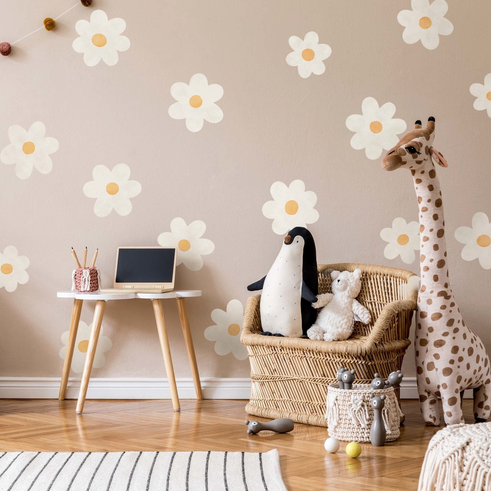 Daisy Stickers, Flower Stickers, Floral Stickers, Vinyl Stickers