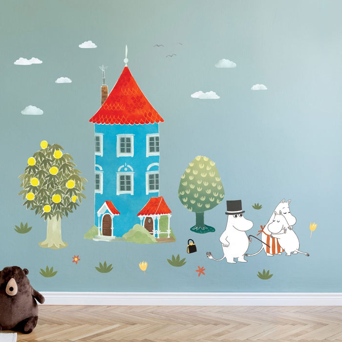 Moomin-Haus Wandaufkleber