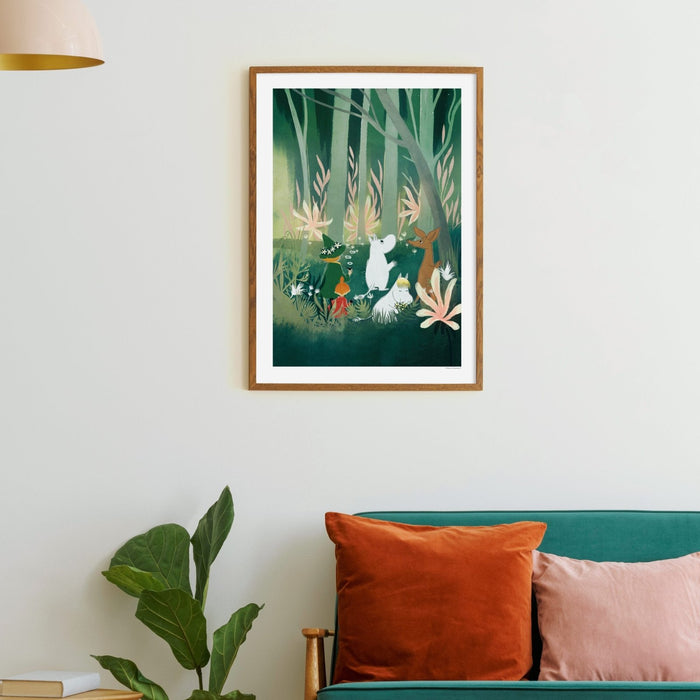 Moomin in het Bos Poster