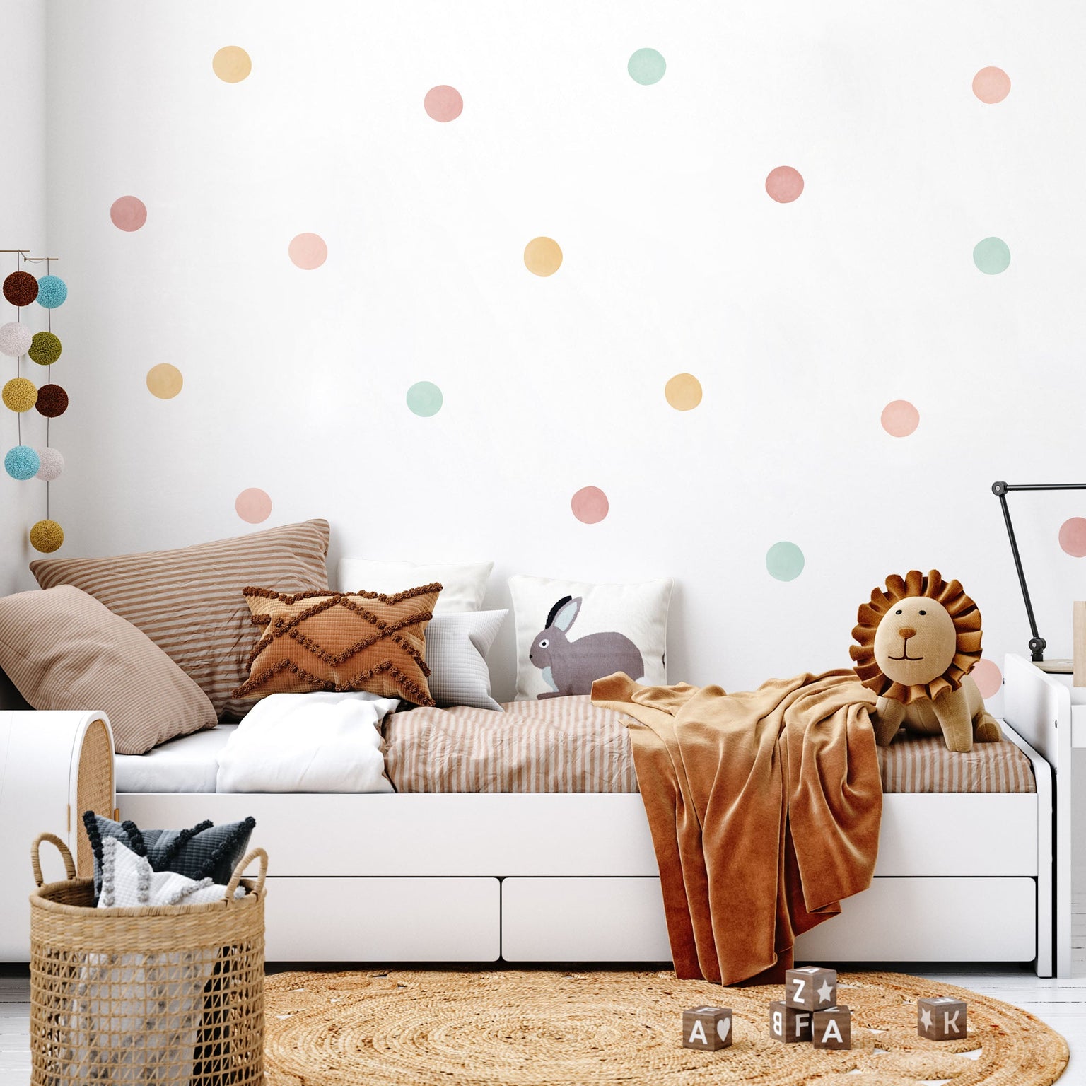 Plastic Free Wall Stickers For Nurseries Peel And Stick And Made Of   Neutral Mix Polka Dot Wall Stickers Made Of Sundays 530833 1536x1536 